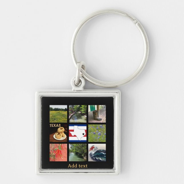 Scenic Photos of Texas  Keychain (Front)