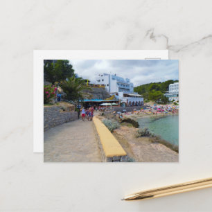 Scenic Portinatx Ibiza Beach Postcard