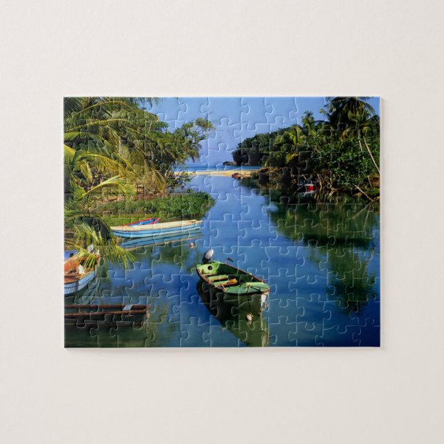 Scenic river near Ocho Rios in Jamaica Jigsaw Puzzle (Horizontal)