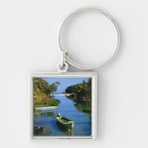 Scenic river near Ocho Rios in Jamaica Keychain