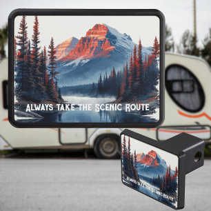 Scenic Route Trailer Hitch Cover