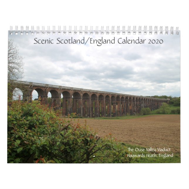 Scenic Scotland/England Calendar 2020 (Cover)