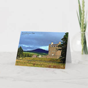 Scenic Scots Farquharson Clan's Braemar Castle Note Card