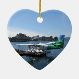 Scenic Seaplane in Victoria Ceramic Ornament