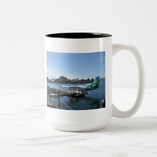 Scenic Seaplane in Victoria Two-Tone Coffee Mug
