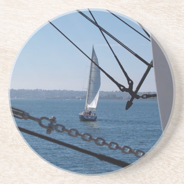 Scenic Series---Sailing Through The Ropes Coaster (Front)