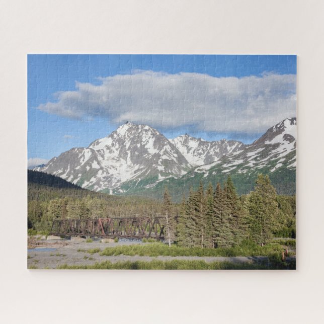 Scenic Seward Highway Chugach National Forest Jigs Jigsaw Puzzle (Horizontal)