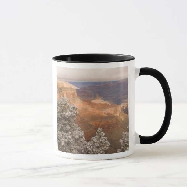 Scenic snowy winter landscape along the south mug (Right)