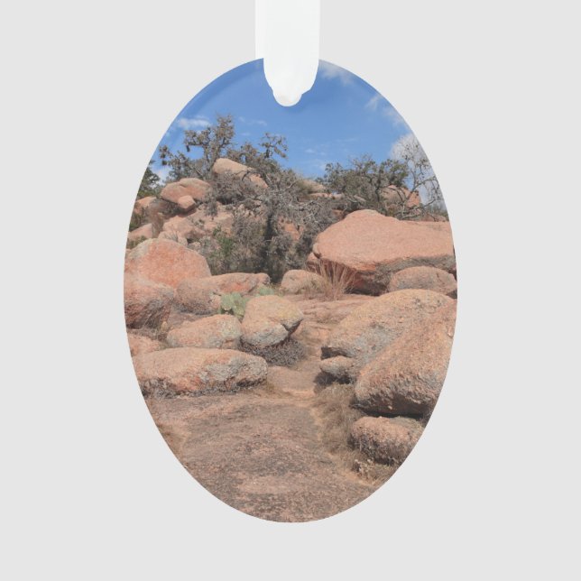 Scenic Texas Enchanted Rock State Natural Area Ornament (Front)