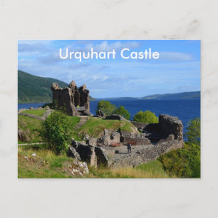 Scenic Urquhart Castle Ruins Postcard