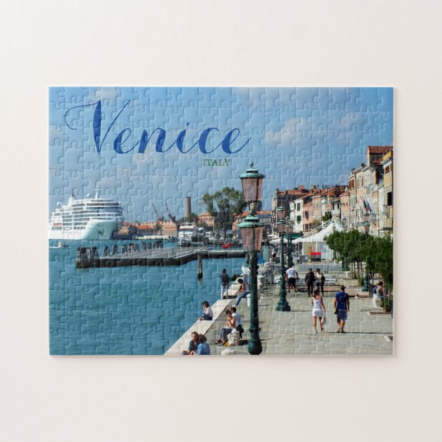 Scenic Venice Italy Cruise Jigsaw Puzzle (Horizontal)