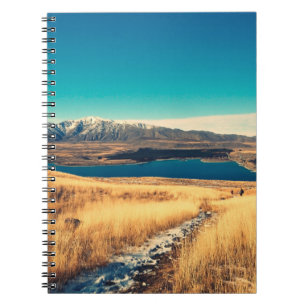 Scenic view in Mt. John summit view point, Lake T Notebook