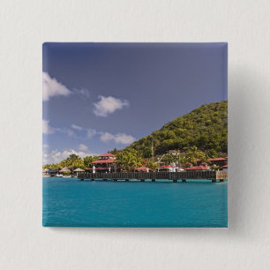 Scenic view of Bitter End Yacht Club Virgin 2 Inch Square Button