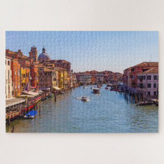 Scenic view of Canal Grande, Venice, Italy Jigsaw Puzzle