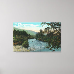 Scenic View of Good Fishing Canvas Print