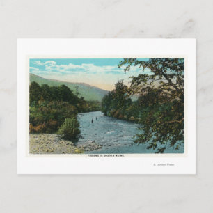 Scenic View of Good Fishing Postcard