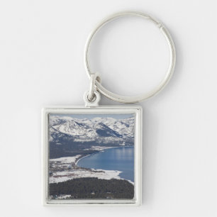 Scenic view of Lake Tahoe, USA Keychain