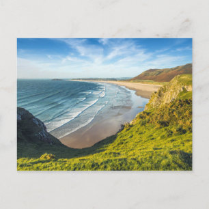 Scenic View of Landscape Against Sky Holiday Postcard