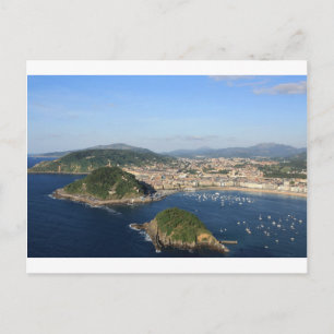 Scenic view of San Sebastian Postcard