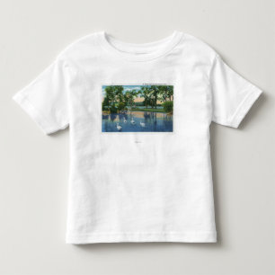 Scenic View of Swans on the Lake Toddler T-shirt