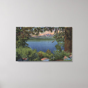 Scenic View of the Lake Canvas Print