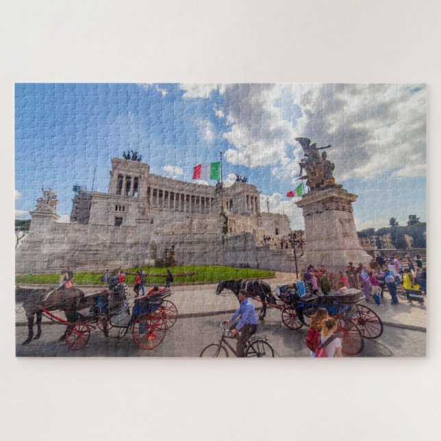 Scenic view of Vittoriano, Rome, Italy Jigsaw Puzzle (Horizontal)