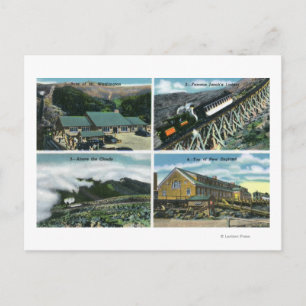 Scenic Views of the Trip towards the Summit Postcard