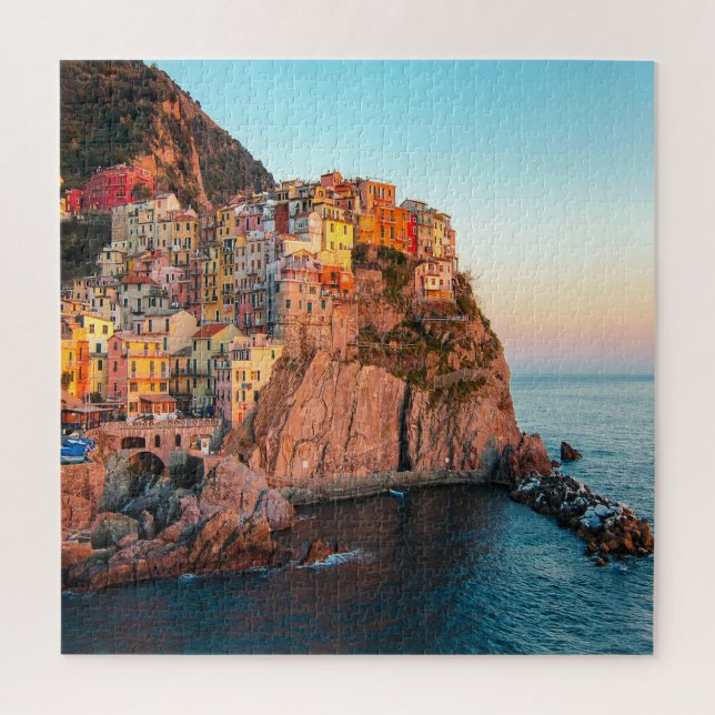 Scenic Village, Cinque Terre, Liguria, Italy Jigsaw Puzzle (Vertical)