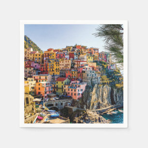 Scenic Village, Cinque Terre, Liguria, Italy Napkin