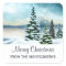 Scenic Winter Wonderland Watercolor Painting