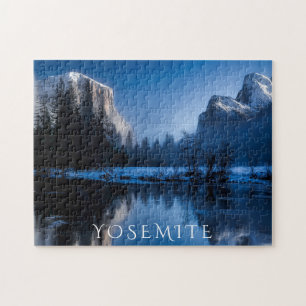Scenic Yosemite in Winter  Jigsaw Puzzle