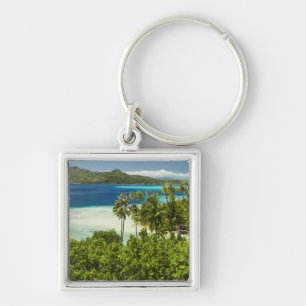 Scenics and grounds of beautiful resort in Bora Keychain