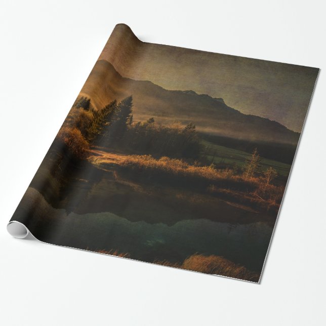 Scent of Pines Wrapping Paper (Unrolled)