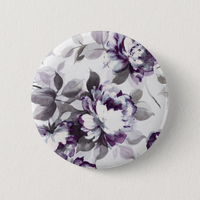 Scent of Plum Roses 2 Inch Round Button (Front)