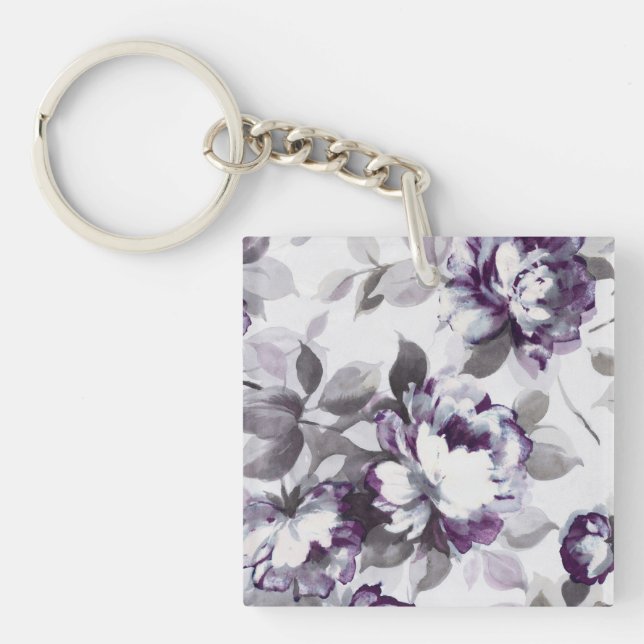 Scent of Plum Roses Keychain (Front)