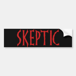 Sceptic Bumper Sticker