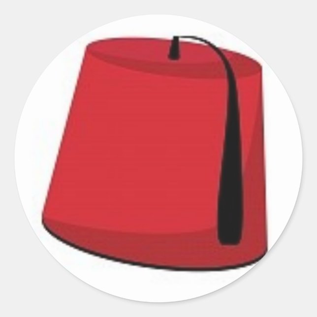 SCfi Doctor hat Classic Round Sticker (Front)