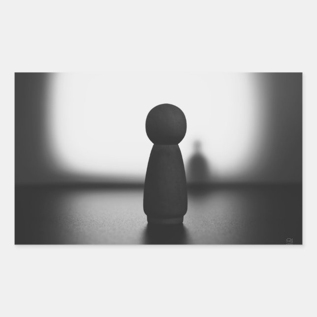 Schaduw van een mentale toestand. sticker (Front)