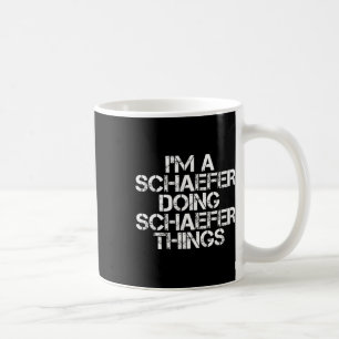 Schaefer Funny Surname Family Tree Birthday Reunio Coffee Mug