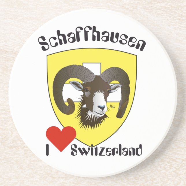 Schaffhausen Schweiz Bierdeckel Coaster (Front)