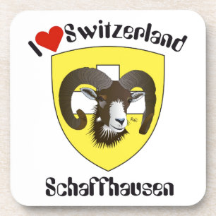 Schaffhausen Schweiz Kork-Untersetzer Coaster