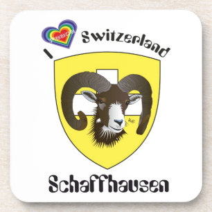 Schaffhausen Schweiz Kork-Untersetzer Coaster