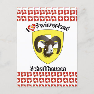 Schaffhausen Schweiz Postkarte Postcard