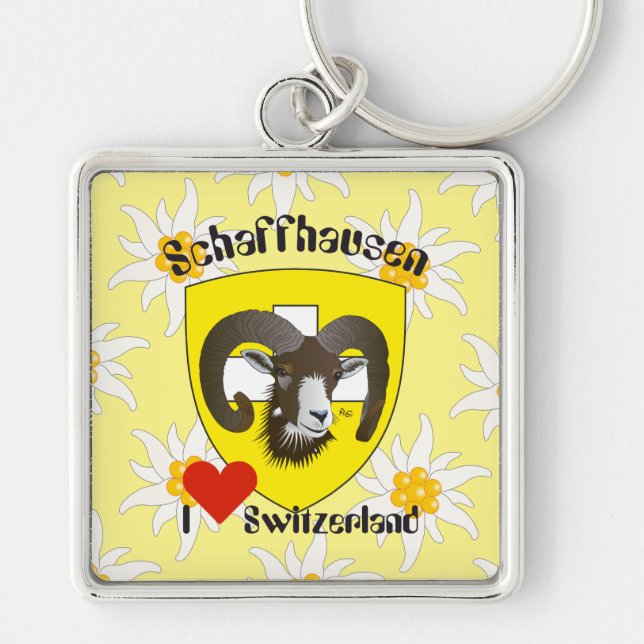 Schaffhausen Schweiz  Schlüsselanhänger Keychain (Front)