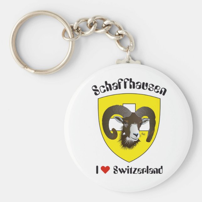Schaffhausen Schweiz Schlüsselanhänger Keychain (Front)