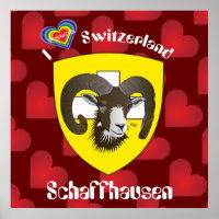 Schaffhausen - Schweiz - Suisse - Poster Svizzera