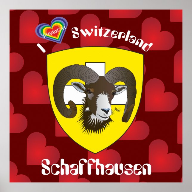 Schaffhausen - Schweiz - Suisse - Poster Svizzera (Devant)