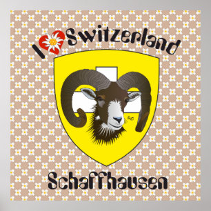 Schaffhausen - Schweiz - Suisse - Poster Svizzera