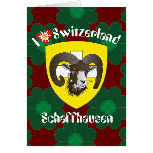 Schaffhausen Schweiz Suisse Svizzera Grusskarte