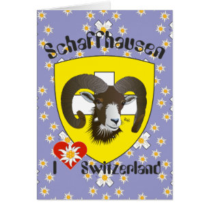 Schaffhausen Schweiz Suisse Svizzera Grusskarte